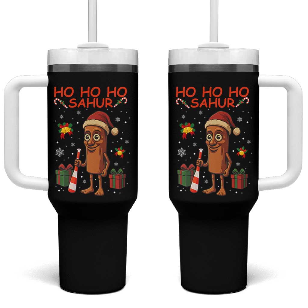 Ho Ho Ho Sahur Italian Brainrot Meme Tumbler With Handle Funny Gen Z Alpha Christmas Gift - Wonder Print Shop