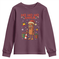 Ho Ho Ho Sahur Italian Brainrot Meme Youth Sweatshirt Funny Gen Z Alpha Christmas Gift - Wonder Print Shop
