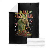 Funny Lirili Larila Italian Brainrot Meme Throw Blanket Christmas Gift - Wonder Print Shop