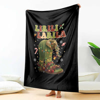 Funny Lirili Larila Italian Brainrot Meme Throw Blanket Christmas Gift - Wonder Print Shop