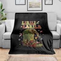 Funny Lirili Larila Italian Brainrot Meme Throw Blanket Christmas Gift - Wonder Print Shop