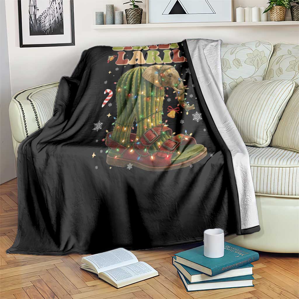 Funny Lirili Larila Italian Brainrot Meme Throw Blanket Christmas Gift - Wonder Print Shop