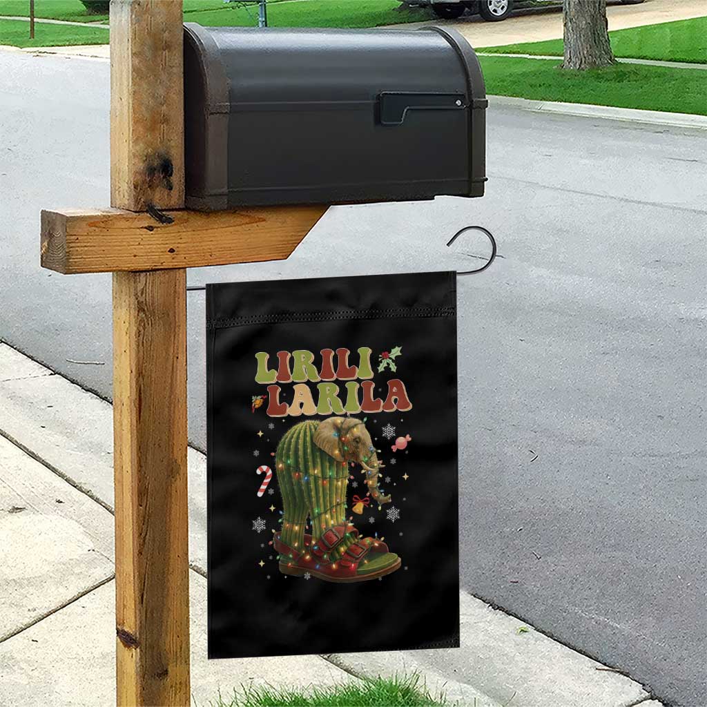 Funny Lirili Larila Italian Brainrot Meme Garden Flag Christmas Gift - Wonder Print Shop