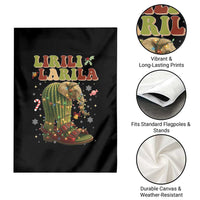 Funny Lirili Larila Italian Brainrot Meme Garden Flag Christmas Gift - Wonder Print Shop