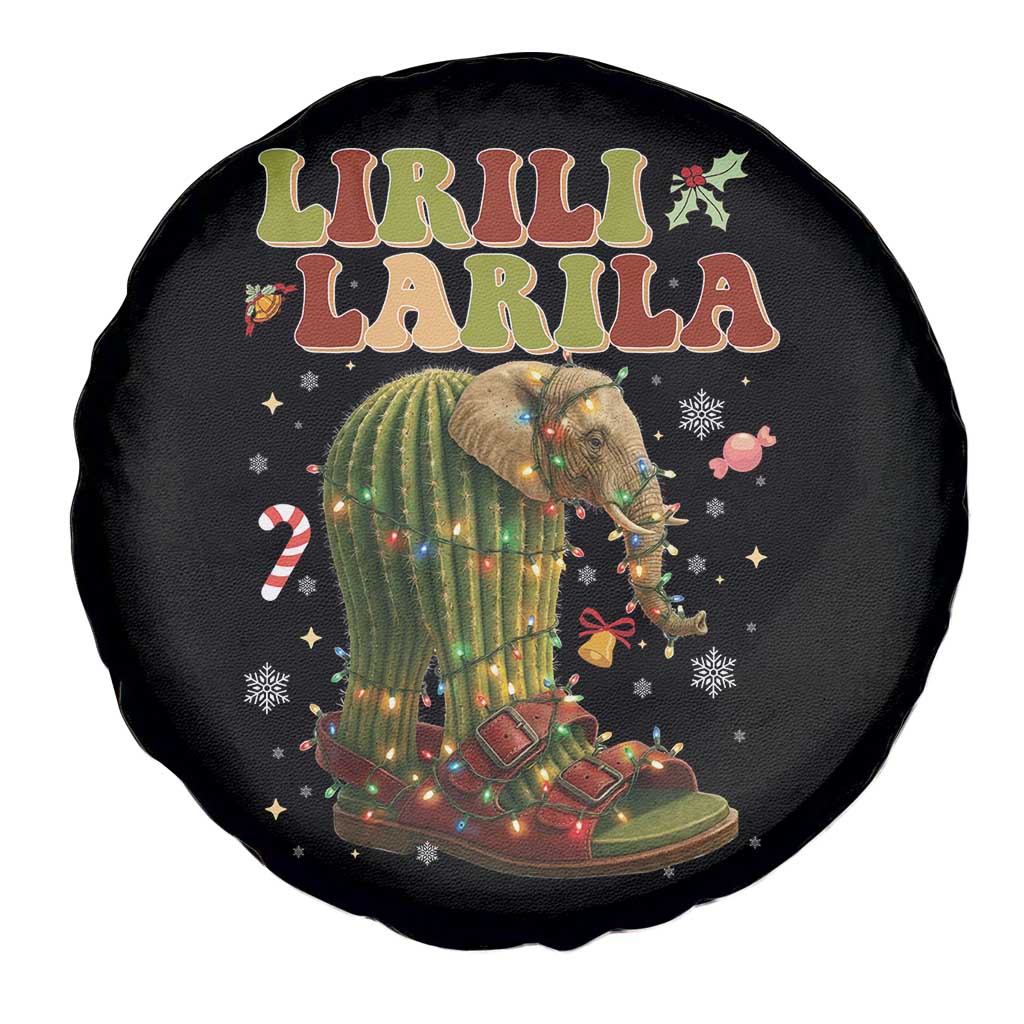 Funny Lirili Larila Italian Brainrot Meme Spare Tire Cover Christmas Gift - Wonder Print Shop