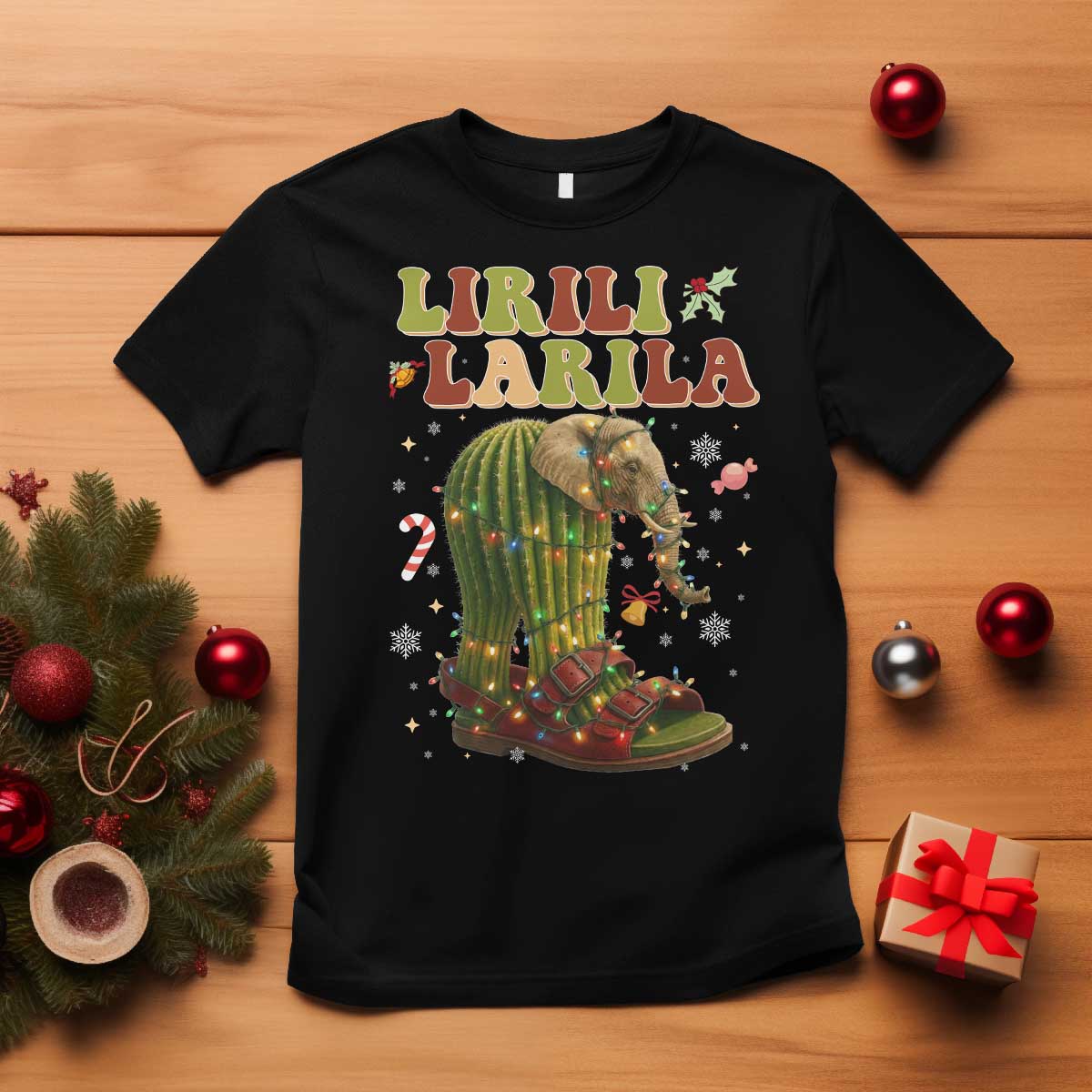 Funny Lirili Larila Italian Brainrot Meme T Shirt Christmas Gift - Wonder Print Shop