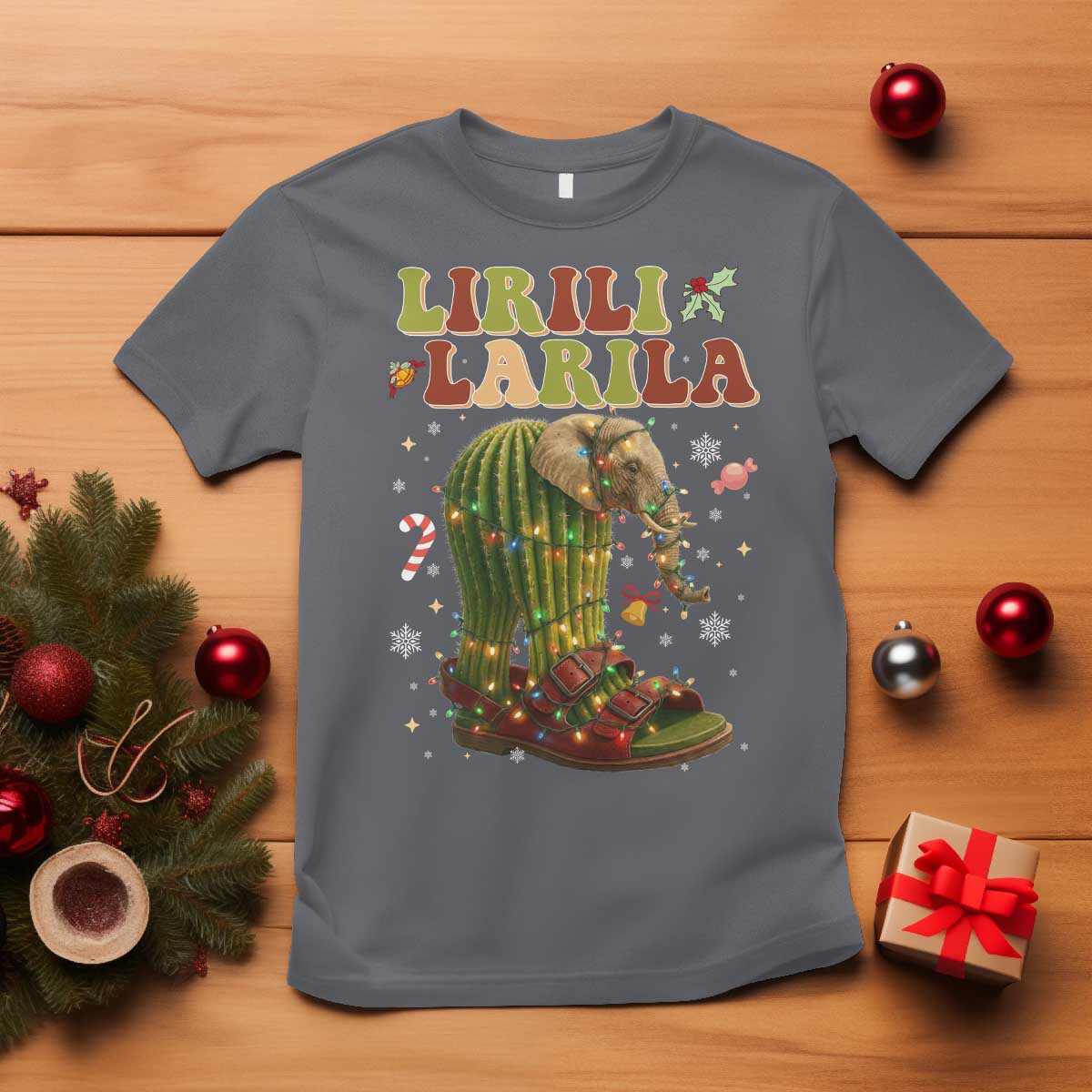 Funny Lirili Larila Italian Brainrot Meme T Shirt Christmas Gift - Wonder Print Shop