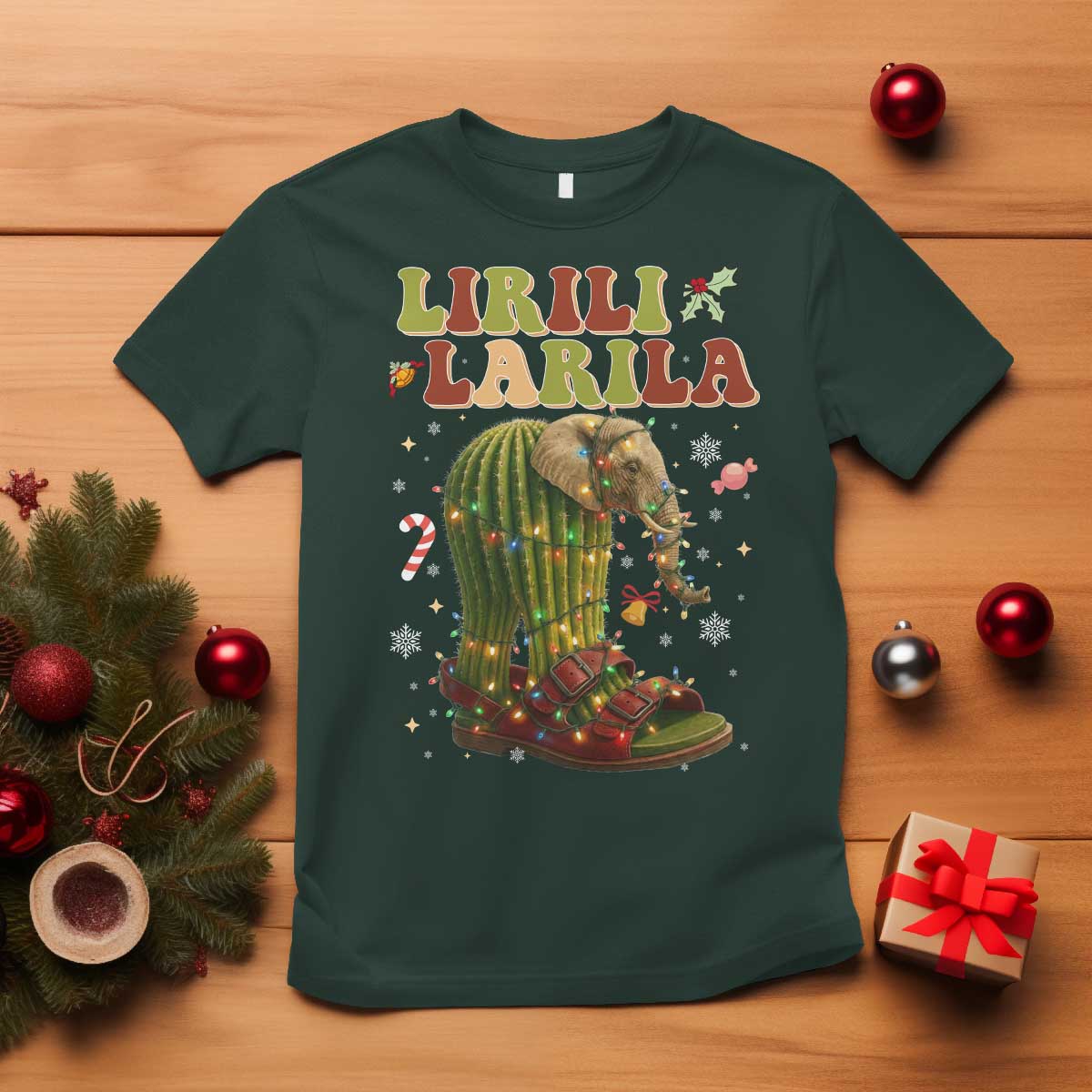 Funny Lirili Larila Italian Brainrot Meme T Shirt Christmas Gift - Wonder Print Shop