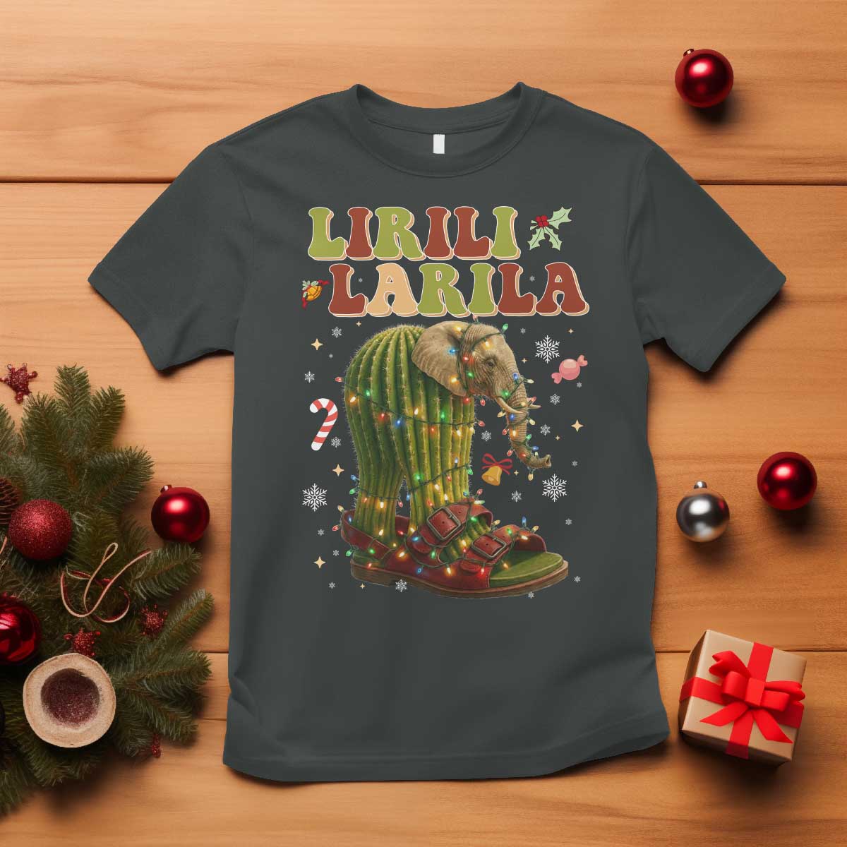 Funny Lirili Larila Italian Brainrot Meme T Shirt Christmas Gift - Wonder Print Shop