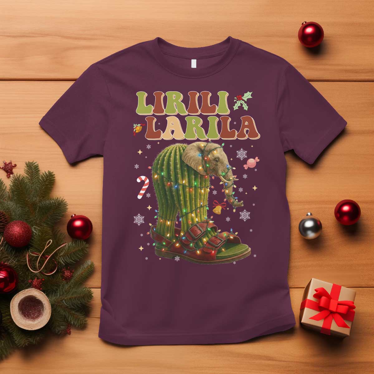 Funny Lirili Larila Italian Brainrot Meme T Shirt Christmas Gift - Wonder Print Shop
