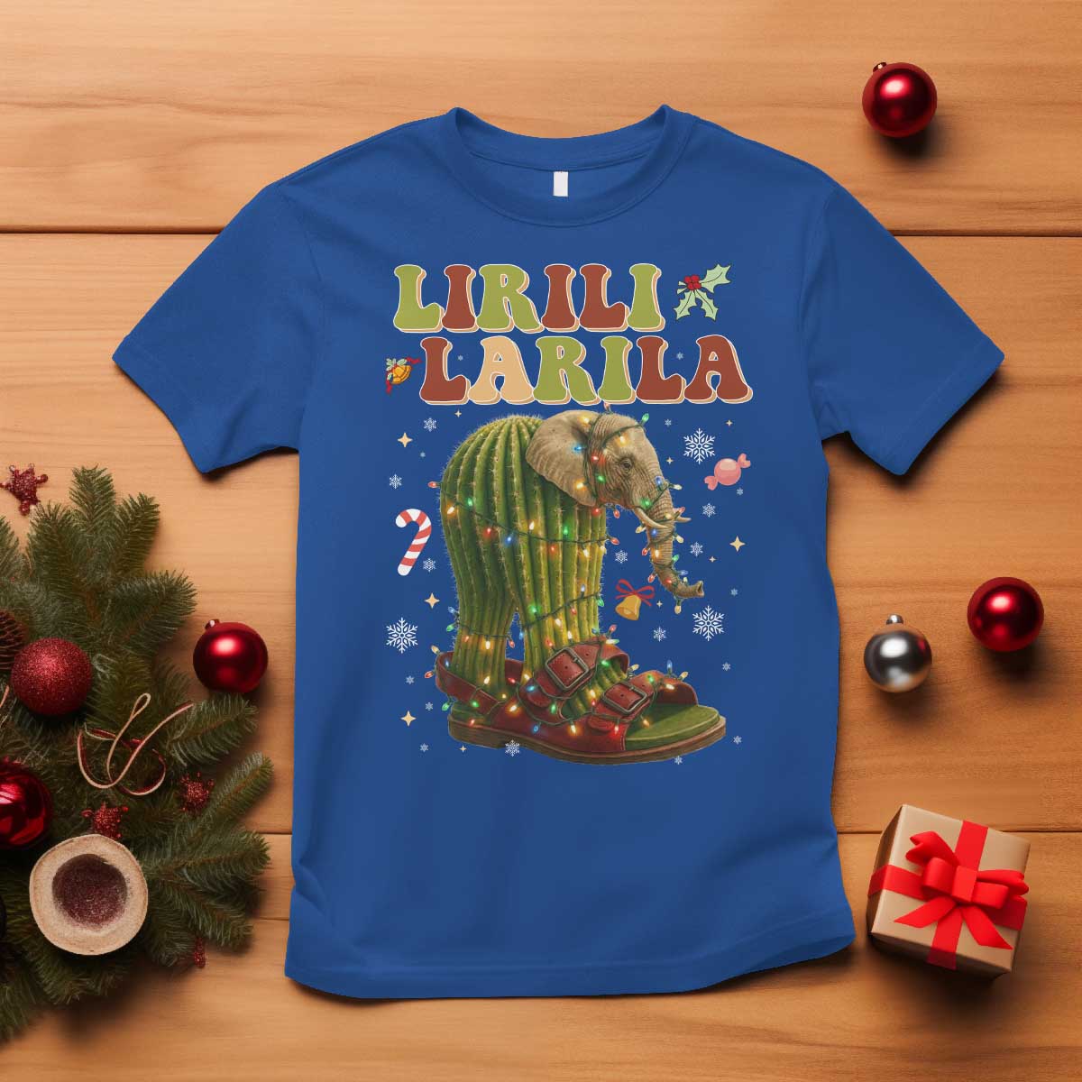 Funny Lirili Larila Italian Brainrot Meme T Shirt Christmas Gift - Wonder Print Shop