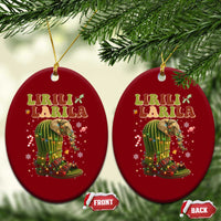Funny Lirili Larila Italian Brainrot Meme Ceramic Ornament Christmas Gift - Wonder Print Shop