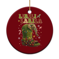 Funny Lirili Larila Italian Brainrot Meme Ceramic Ornament Christmas Gift - Wonder Print Shop
