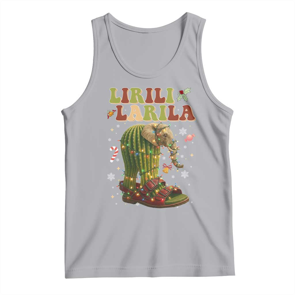 Funny Lirili Larila Italian Brainrot Meme Tank Top Christmas Gift - Wonder Print Shop