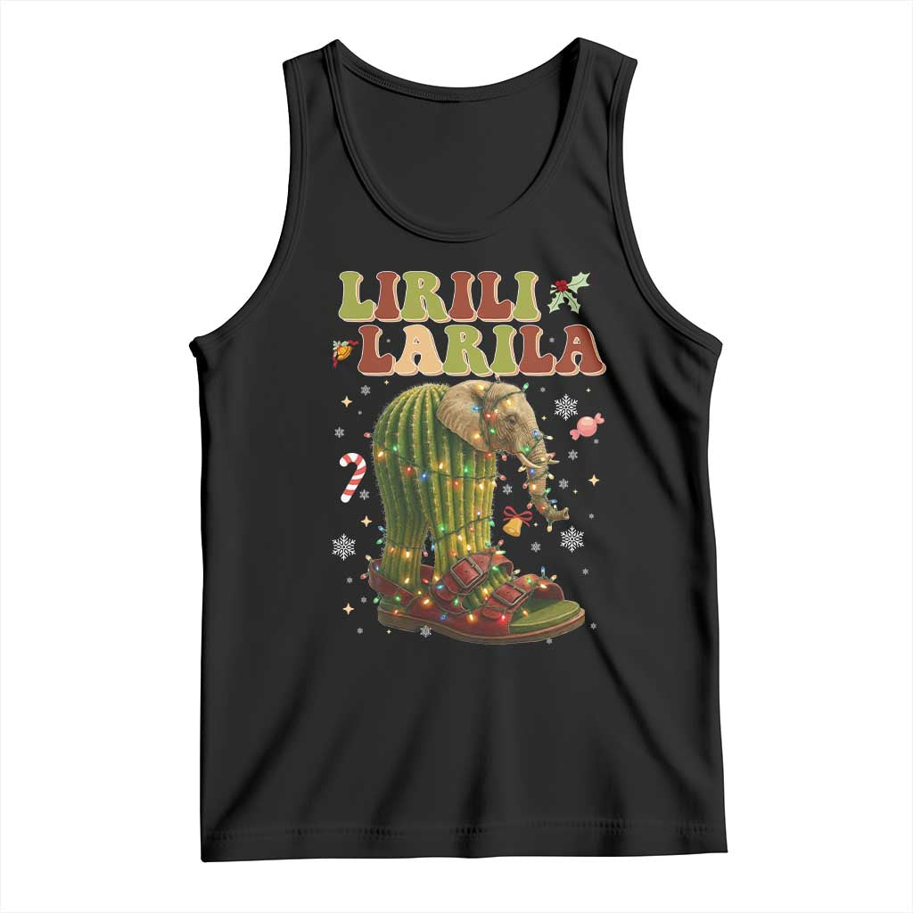 Funny Lirili Larila Italian Brainrot Meme Tank Top Christmas Gift - Wonder Print Shop