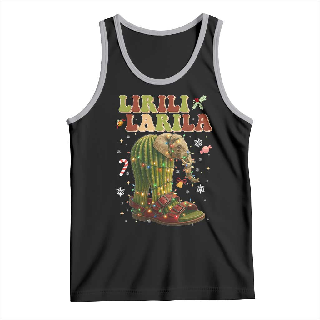 Funny Lirili Larila Italian Brainrot Meme Tank Top Christmas Gift - Wonder Print Shop
