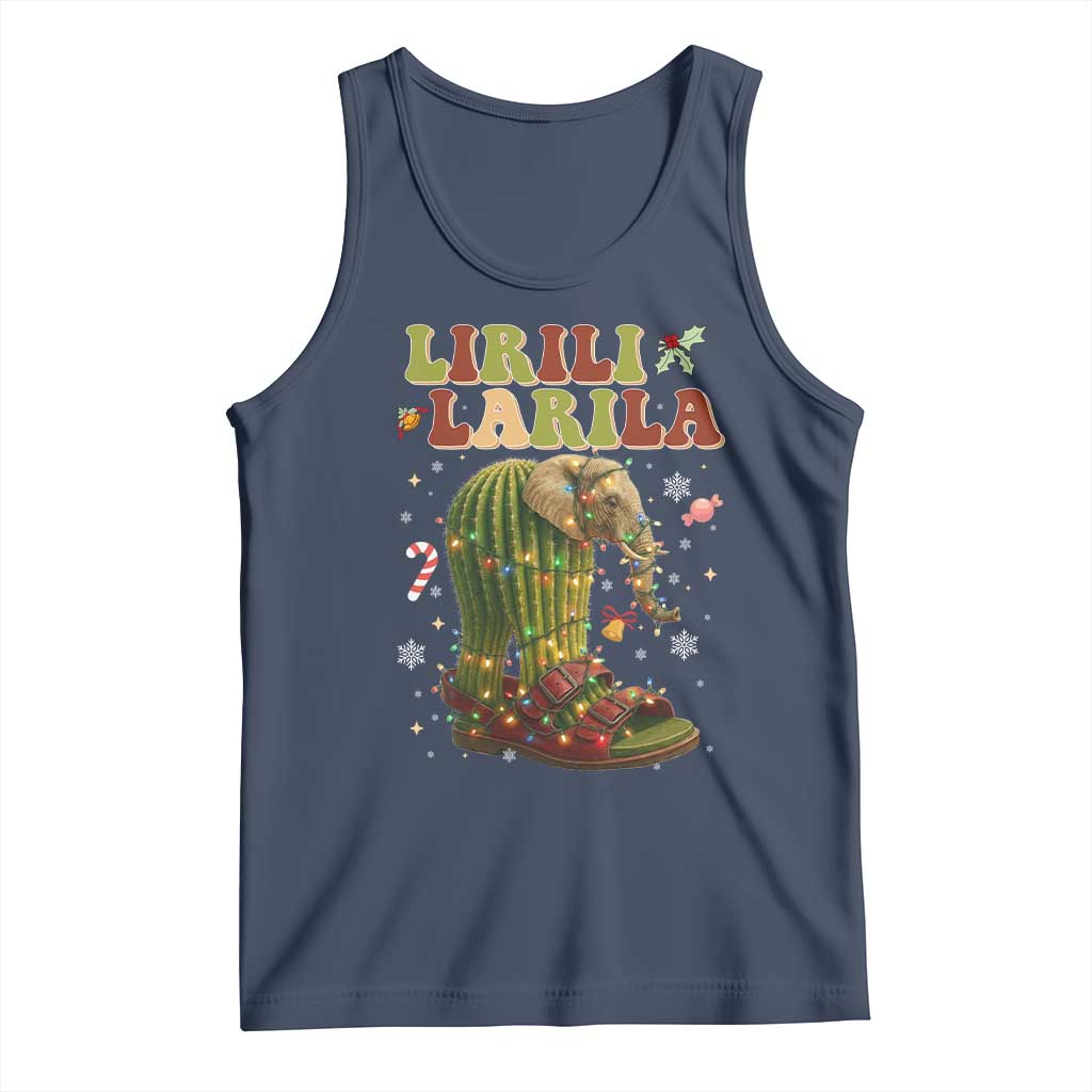 Funny Lirili Larila Italian Brainrot Meme Tank Top Christmas Gift - Wonder Print Shop