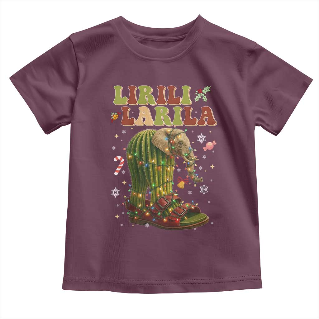 Funny Lirili Larila Italian Brainrot Meme Toddler T Shirt Christmas Gift - Wonder Print Shop