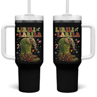 Funny Lirili Larila Italian Brainrot Meme Tumbler With Handle Christmas Gift - Wonder Print Shop