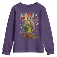 Funny Lirili Larila Italian Brainrot Meme Youth Sweatshirt Christmas Gift - Wonder Print Shop