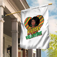 Black History Is My Valentine Garden Flag Gift For Black Women - Wonder Print Shop