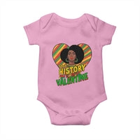 Black History Is My Valentine Baby Onesie Gift For Black Women - Wonder Print Shop