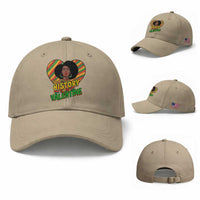 Black History Is My Valentine Baseball Cap Gift For Black Women