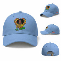 Black History Is My Valentine Baseball Cap Gift For Black Women