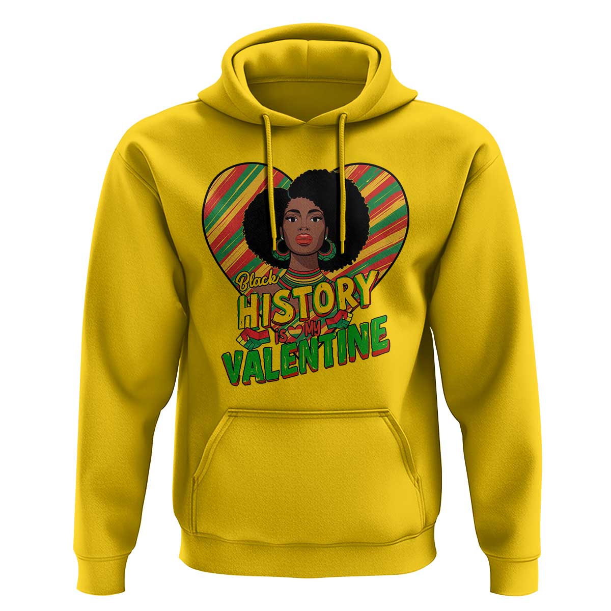 Black History Is My Valentine Hoodie Gift For Black Women - Wonder Print Shop