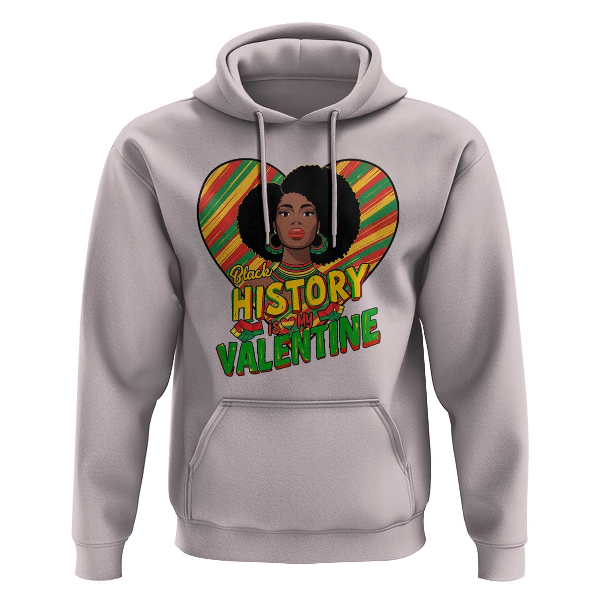 Black History Is My Valentine Hoodie Gift For Black Women - Wonder Print Shop