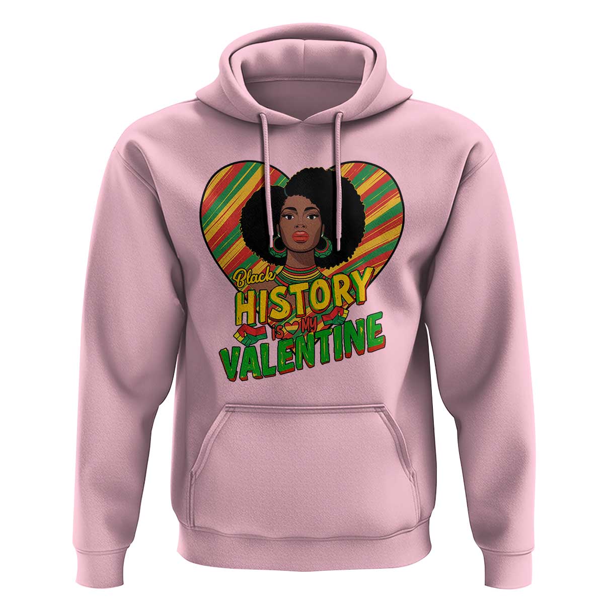 Black History Is My Valentine Hoodie Gift For Black Women - Wonder Print Shop