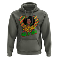 Black History Is My Valentine Hoodie Gift For Black Women - Wonder Print Shop