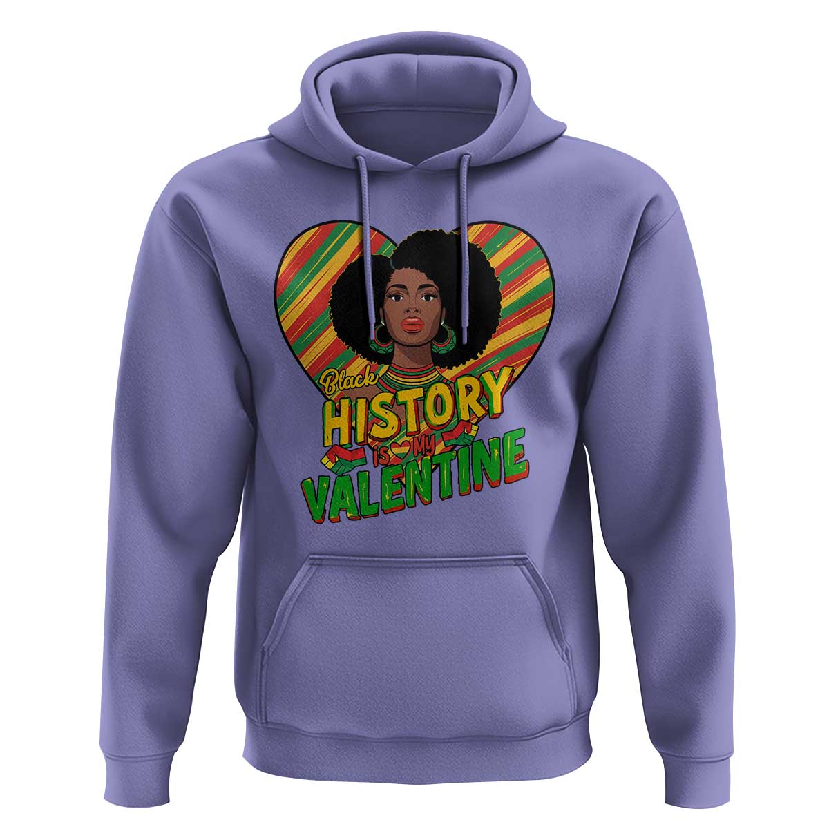 Black History Is My Valentine Hoodie Gift For Black Women - Wonder Print Shop