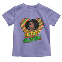 Black History Is My Valentine Toddler T Shirt Gift For Black Women - Wonder Print Shop