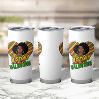Black History Is My Valentine Tumbler Cup Gift For Black Women - Wonder Print Shop
