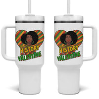 Black History Is My Valentine Tumbler With Handle Gift For Black Women - Wonder Print Shop