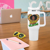 Black History Is My Valentine Tumbler With Handle Gift For Black Women - Wonder Print Shop