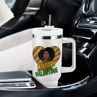 Black History Is My Valentine Tumbler With Handle Gift For Black Women - Wonder Print Shop