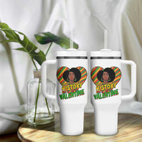 Black History Is My Valentine Tumbler With Handle Gift For Black Women - Wonder Print Shop