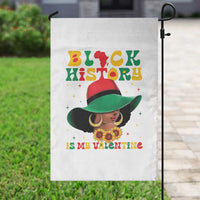 Black History Is My Valentine Garden Flag Women Gift For February - Wonder Print Shop