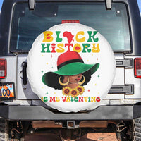 Black History Is My Valentine Spare Tire Cover Women Gift For February - Wonder Print Shop