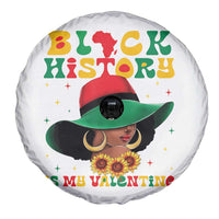 Black History Is My Valentine Spare Tire Cover Women Gift For February - Wonder Print Shop