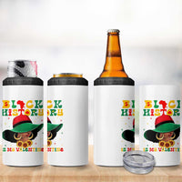 Black History Is My Valentine 4 in 1 Can Cooler Tumbler Women Gift For February - Wonder Print Shop