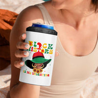 Black History Is My Valentine 4 in 1 Can Cooler Tumbler Women Gift For February - Wonder Print Shop