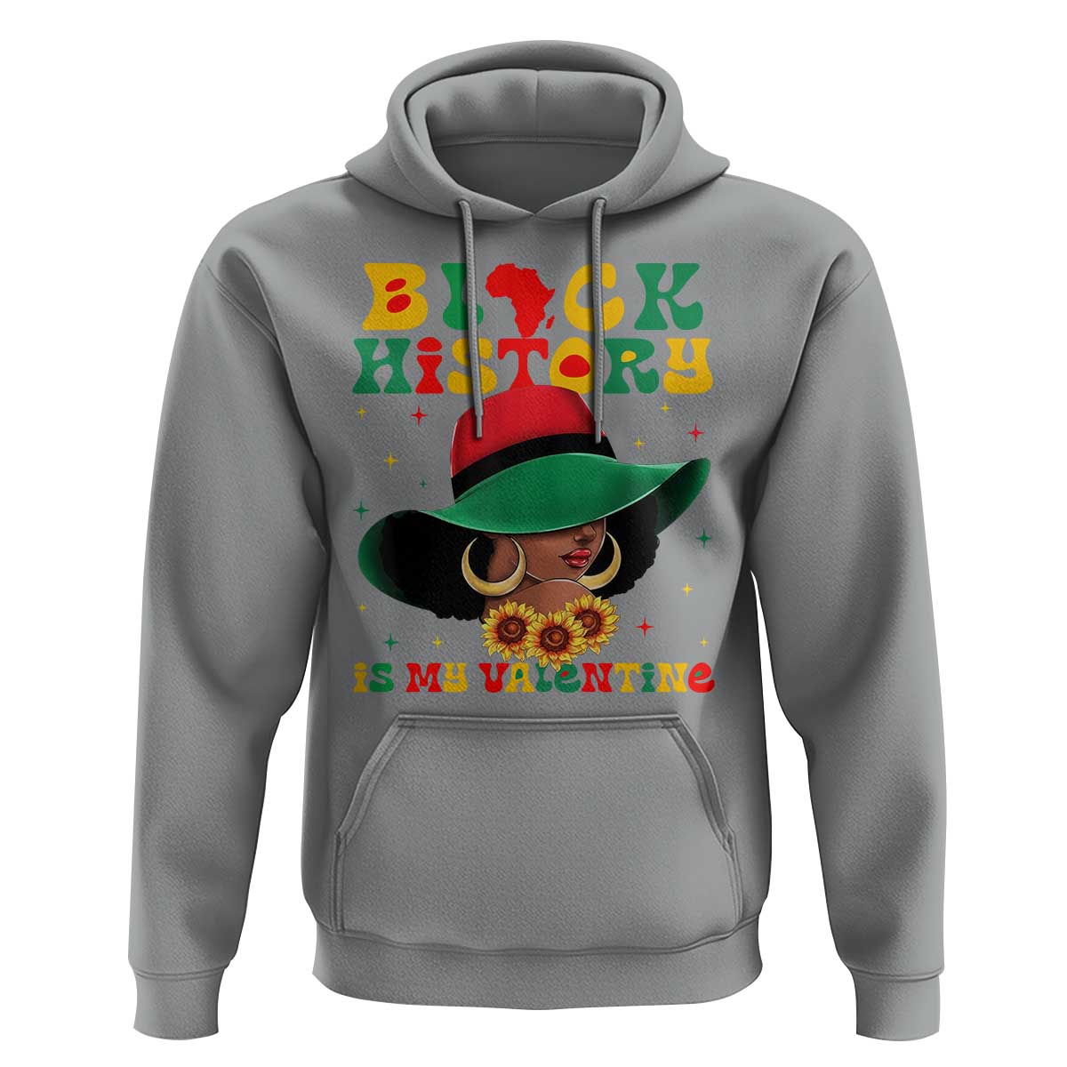 Black History Is My Valentine Hoodie Women Gift For February - Wonder Print Shop