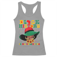 Black History Is My Valentine Racerback Tank Top Women Gift For February - Wonder Print Shop