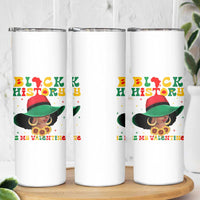 Black History Is My Valentine Skinny Tumbler Women Gift For February - Wonder Print Shop
