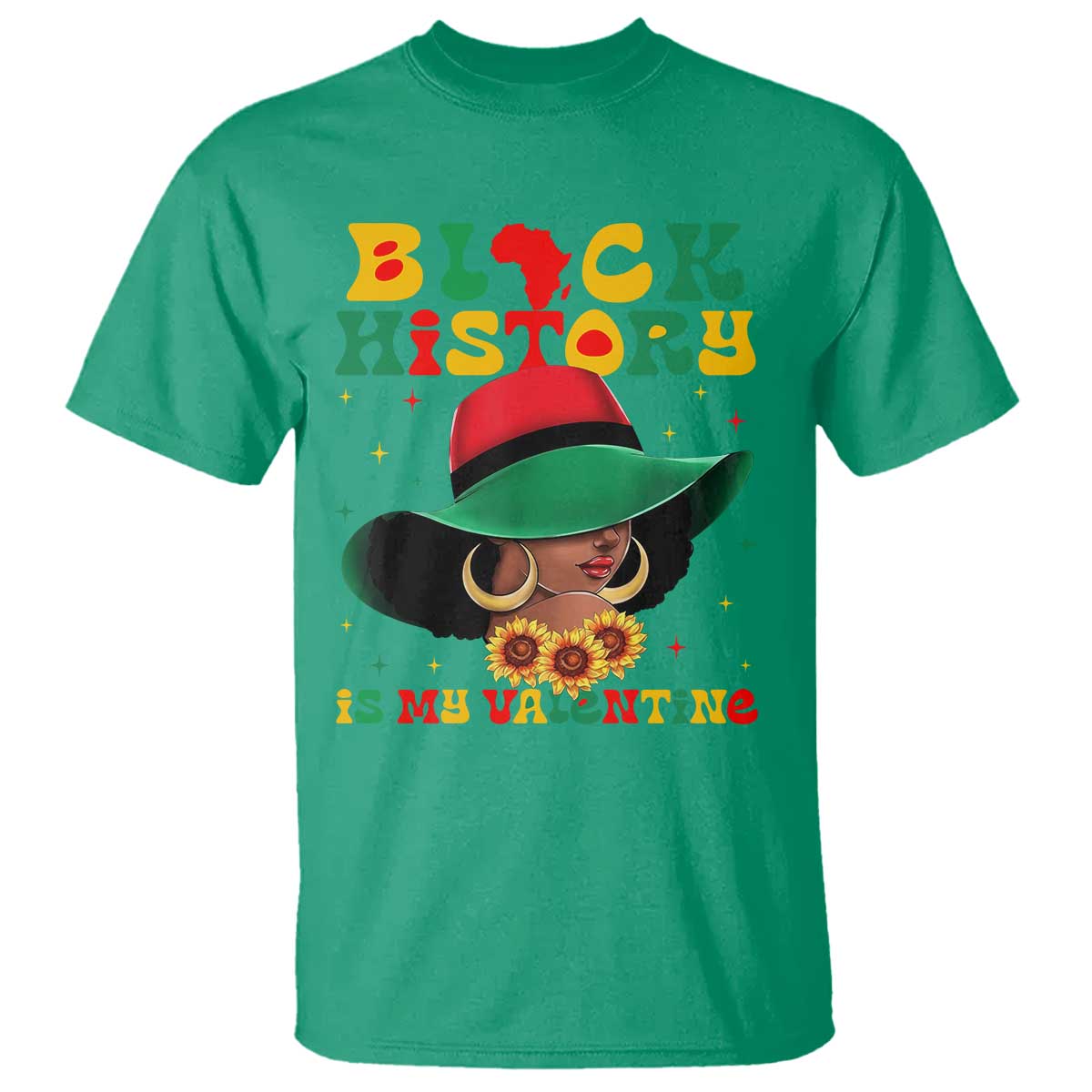 Black History Is My Valentine T Shirt Women Gift For February - Wonder Print Shop