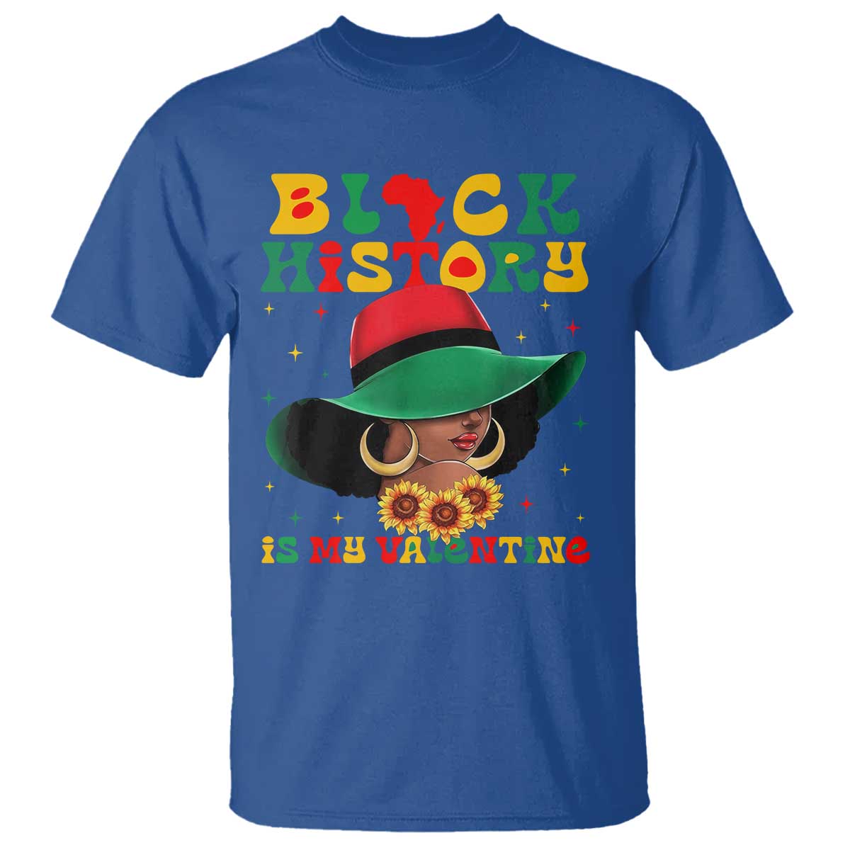 Black History Is My Valentine T Shirt Women Gift For February - Wonder Print Shop