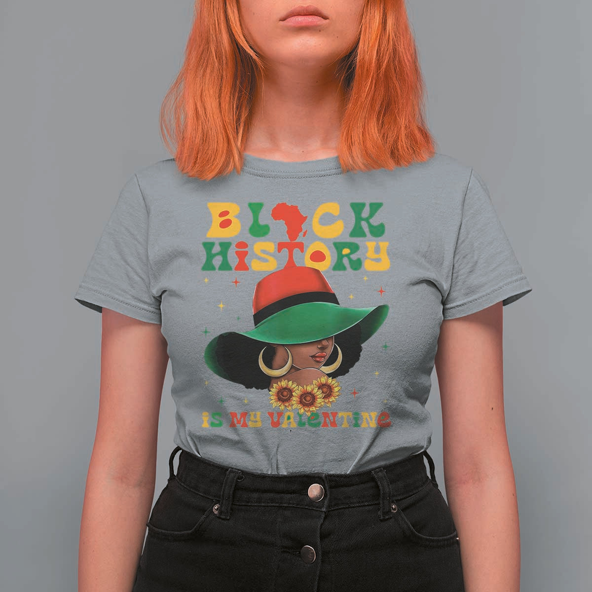 Black History Is My Valentine T Shirt For Women Women Gift For February - Wonder Print Shop